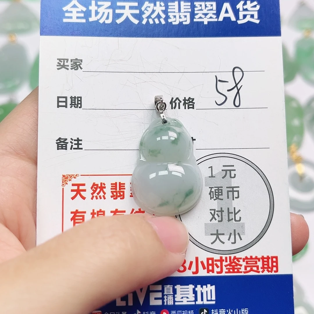 翡翠银S925镶嵌颈饰