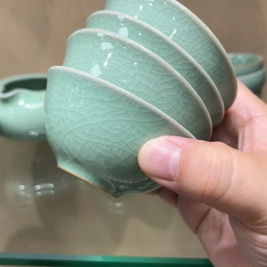 瓷片陶瓷茶具汝瓷茶具