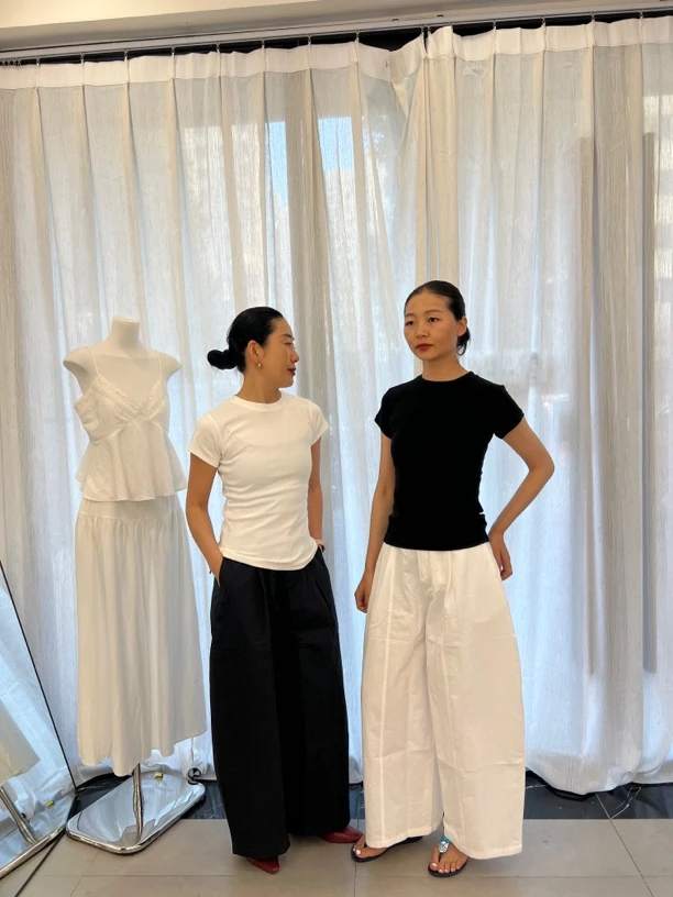 慵懒松弛感弯刀气球裤休闲