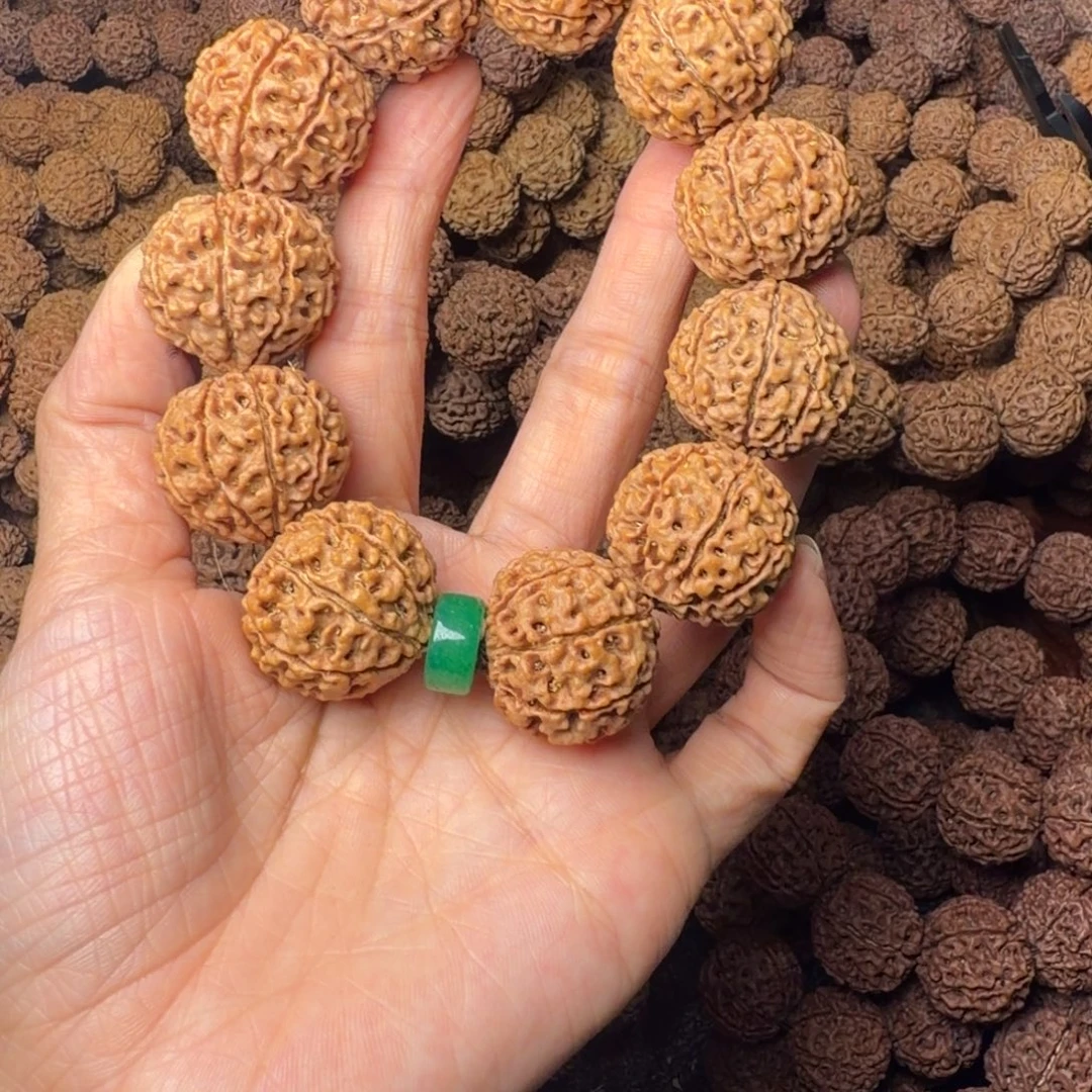 金刚菩提手串9瓣爆肉卡26尺，108号