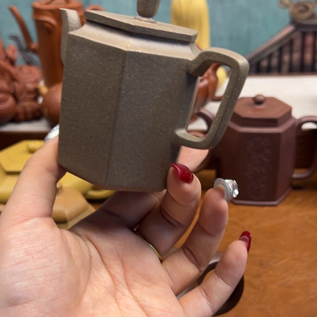 茶壶紫砂紫砂雕宠小器高品