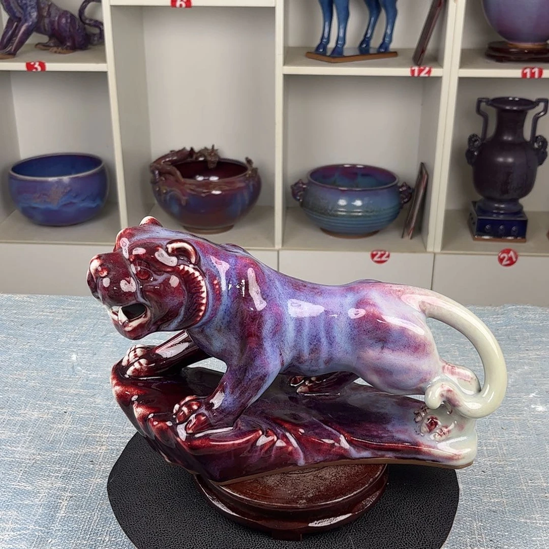 瓷片上山虎珍品收藏