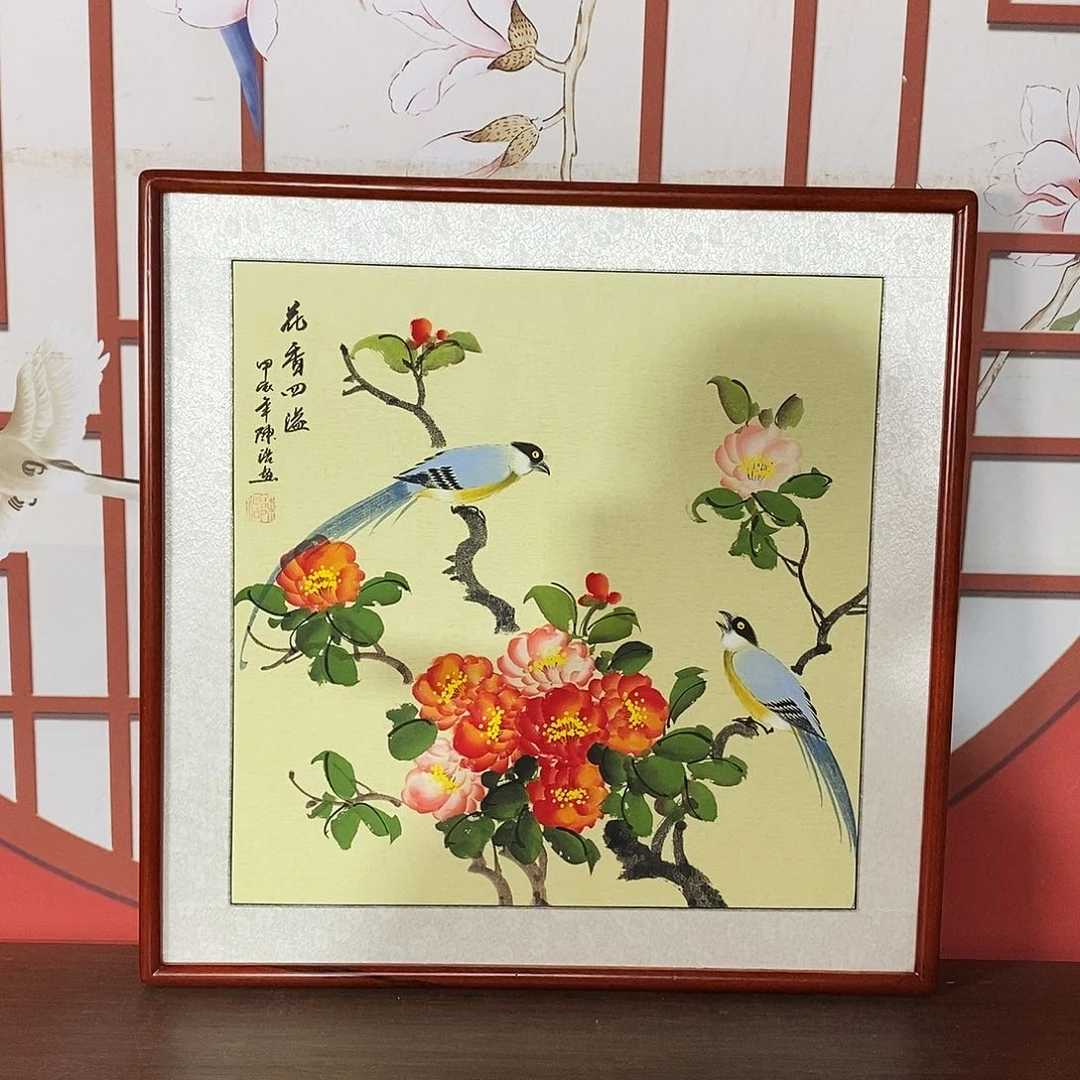 国画带框尺寸63✖️63包邮