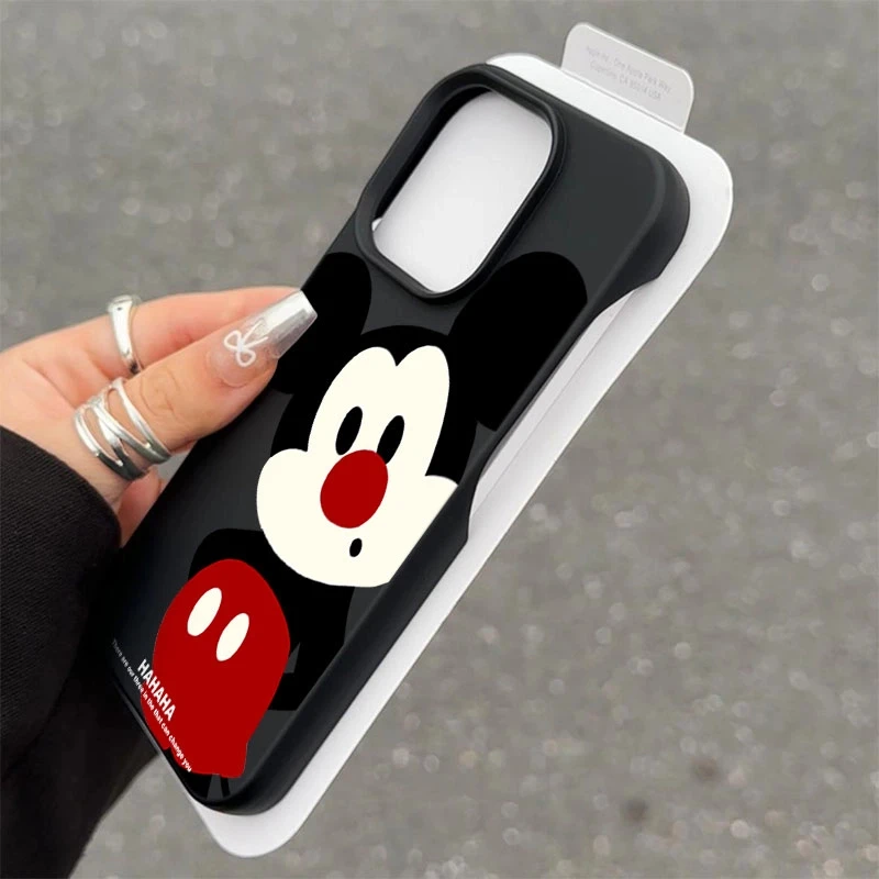 卡通米老鼠半包款软壳适用于苹果15promax手机壳iphone14/12/1113