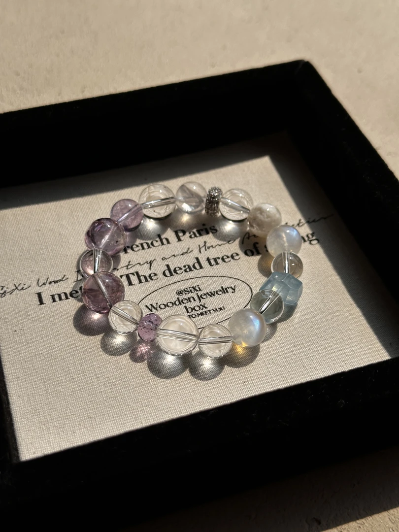 【十二星座系列】新天蝎摩羯水瓶座  天然水晶设计款手串