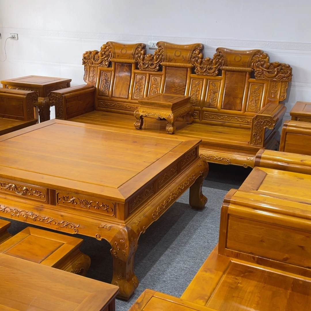 江***)成套家具乌木类沙发十三件套