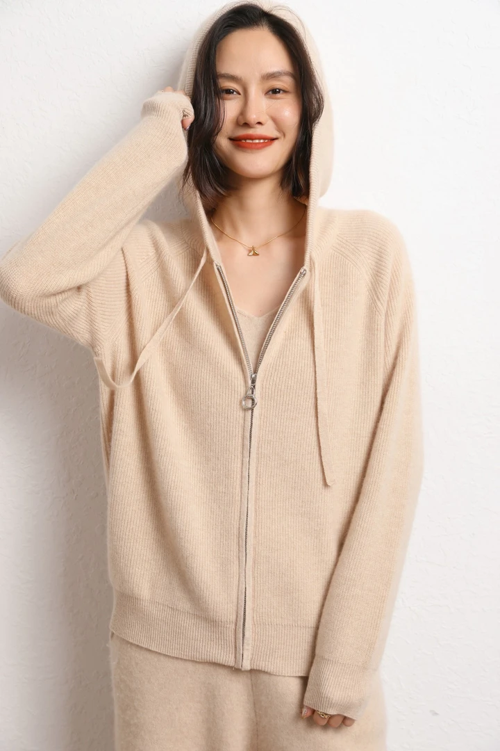 12针单股单元宝拉链帽衫加厚 yy 164