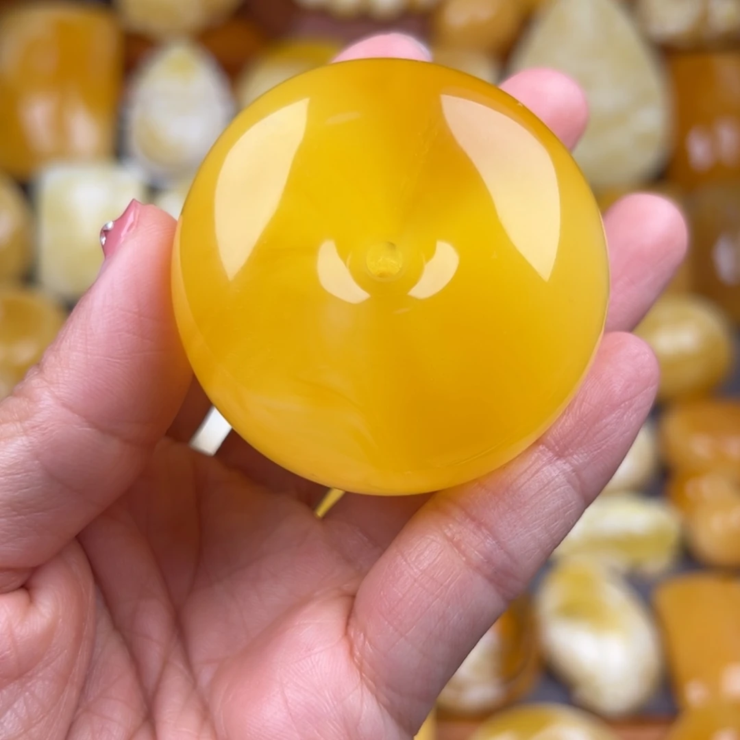 琥珀颈饰未镶嵌纯天然琥珀蜜蜡无优化