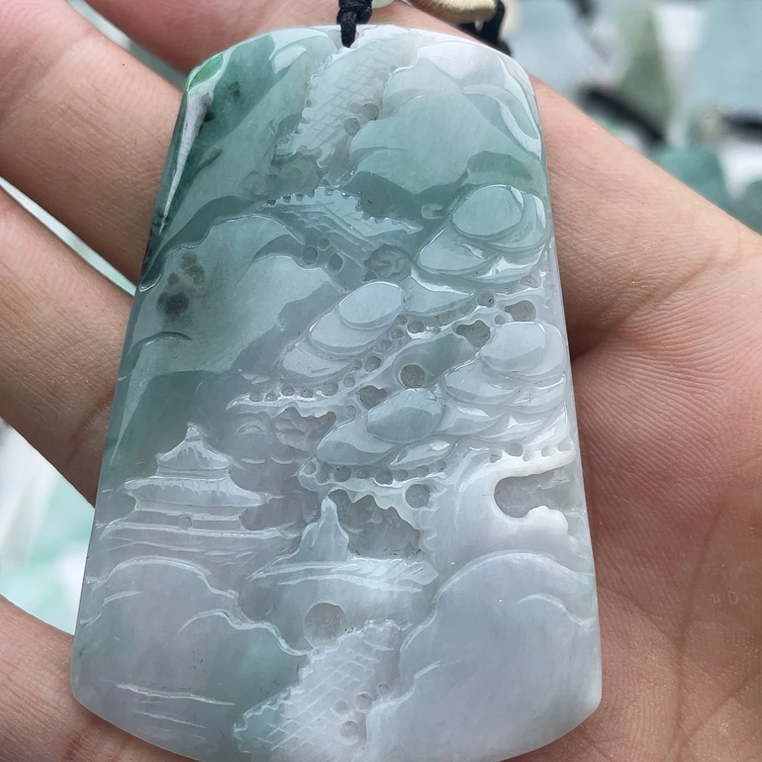 颈饰未镶嵌翡翠翡翠