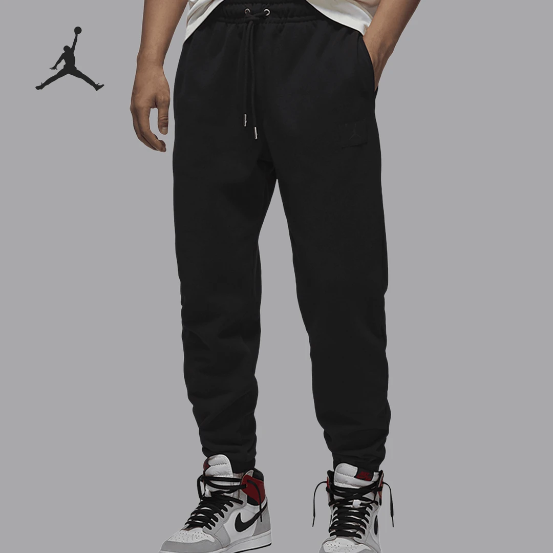 Nike/耐克正品JORDAN男士运动束脚休闲薄绒长裤FV7252-010