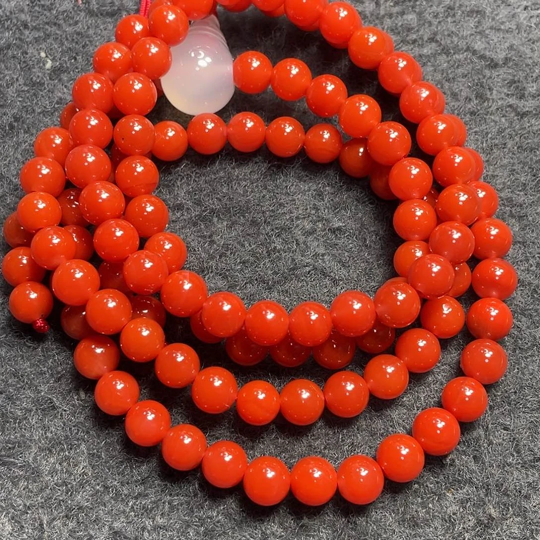 南红玛瑙手串未镶嵌