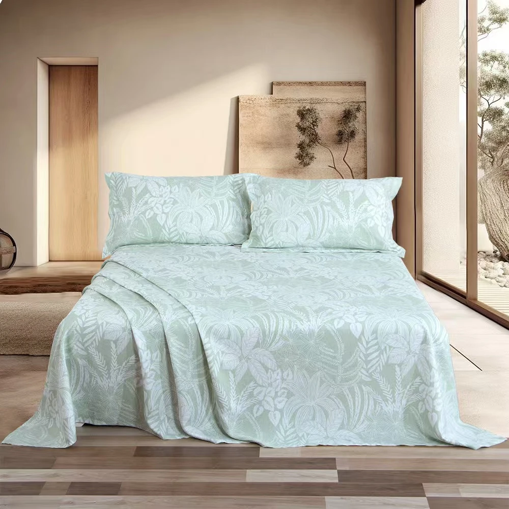 重磅竹纤维凉席三件套（馥野）夏季吸湿透气凉感