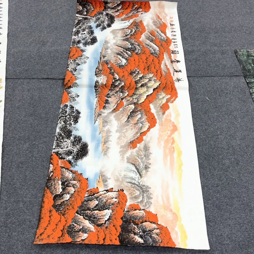 国画国画作品老师手绘