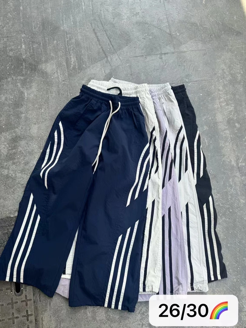 HK潮牌儿童工装裤2025夏装新款中大童裤子夏休闲裤25568