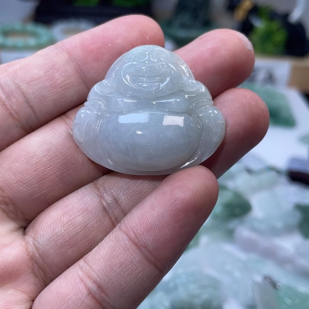 颈饰未镶嵌翡翠佛