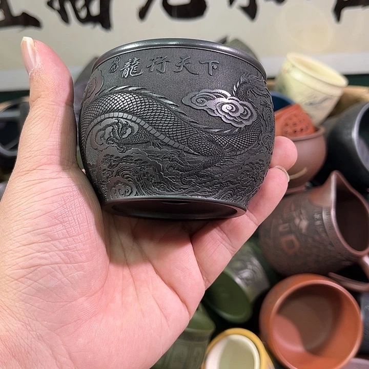 茶杯紫砂全手工紫砂 主人杯