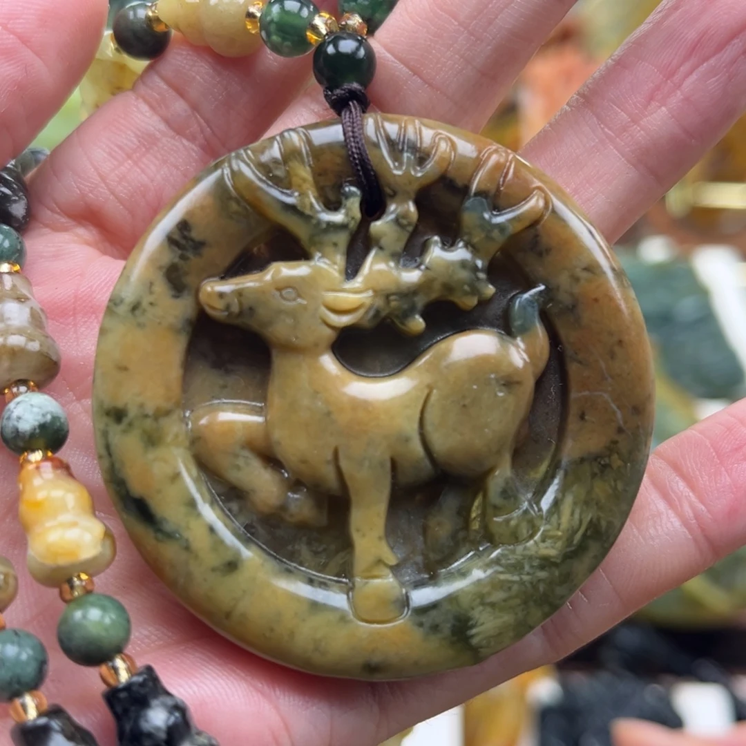 未镶嵌岫玉挂件挂件