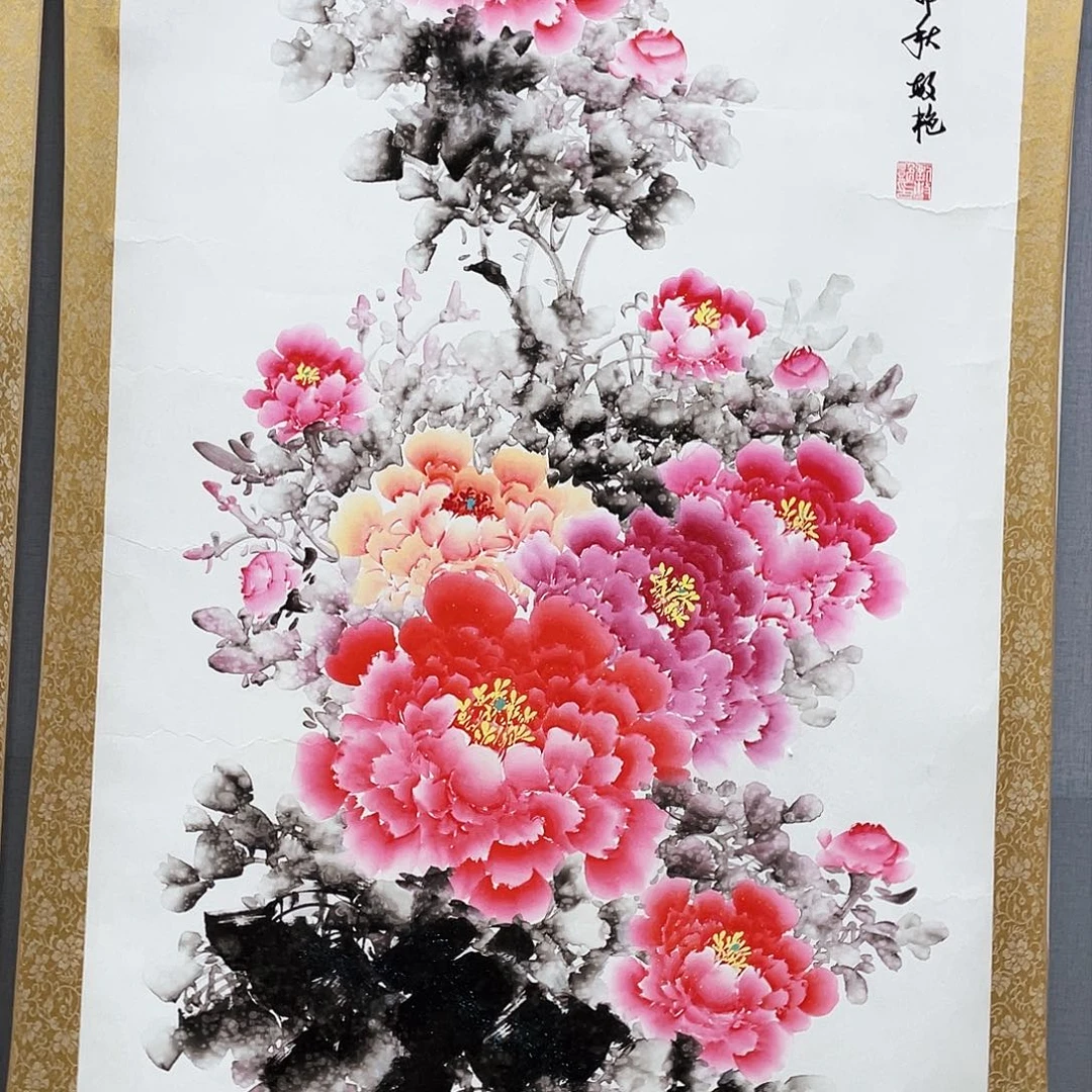 国画w老师手笔手绘作品