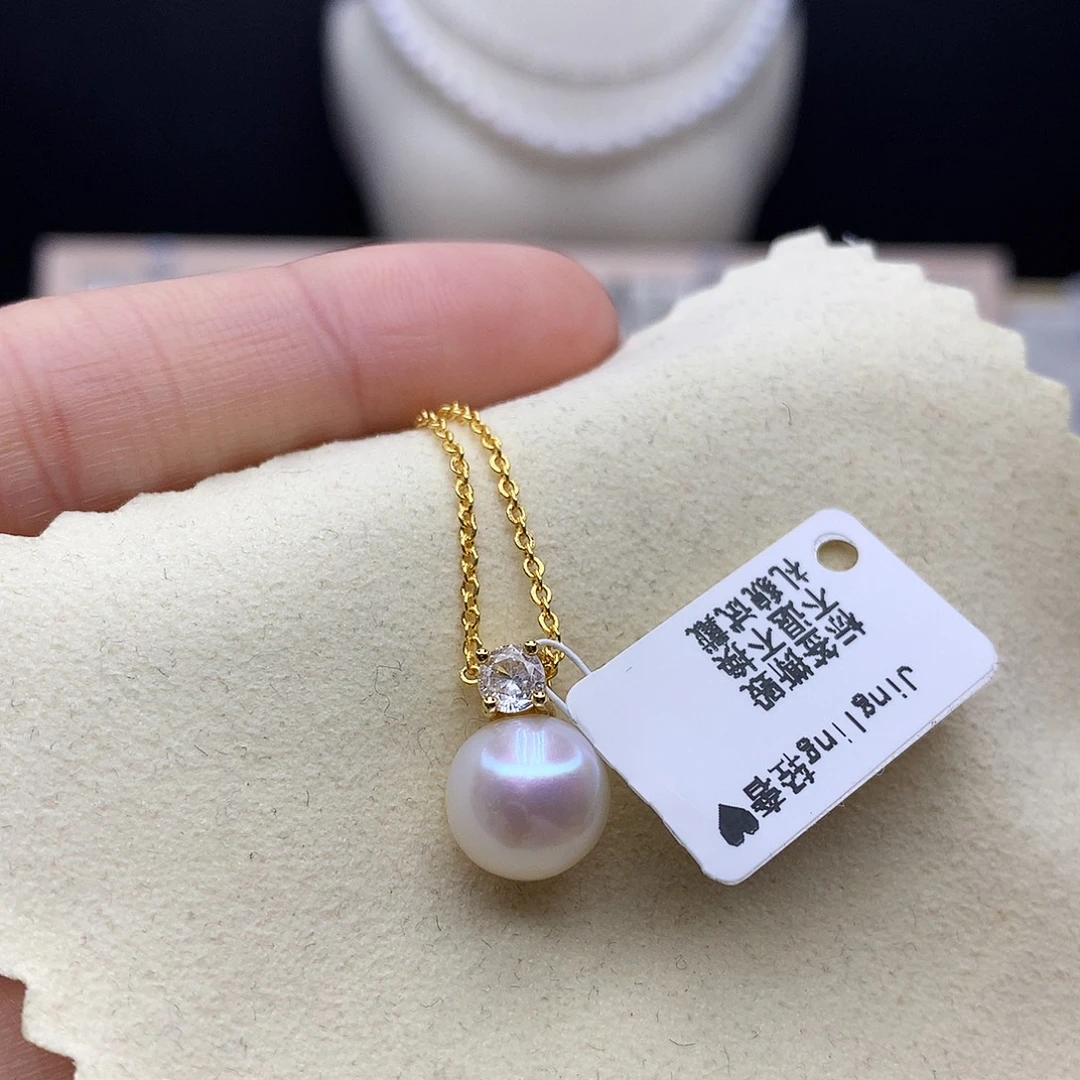 颈饰淡水珍珠合金