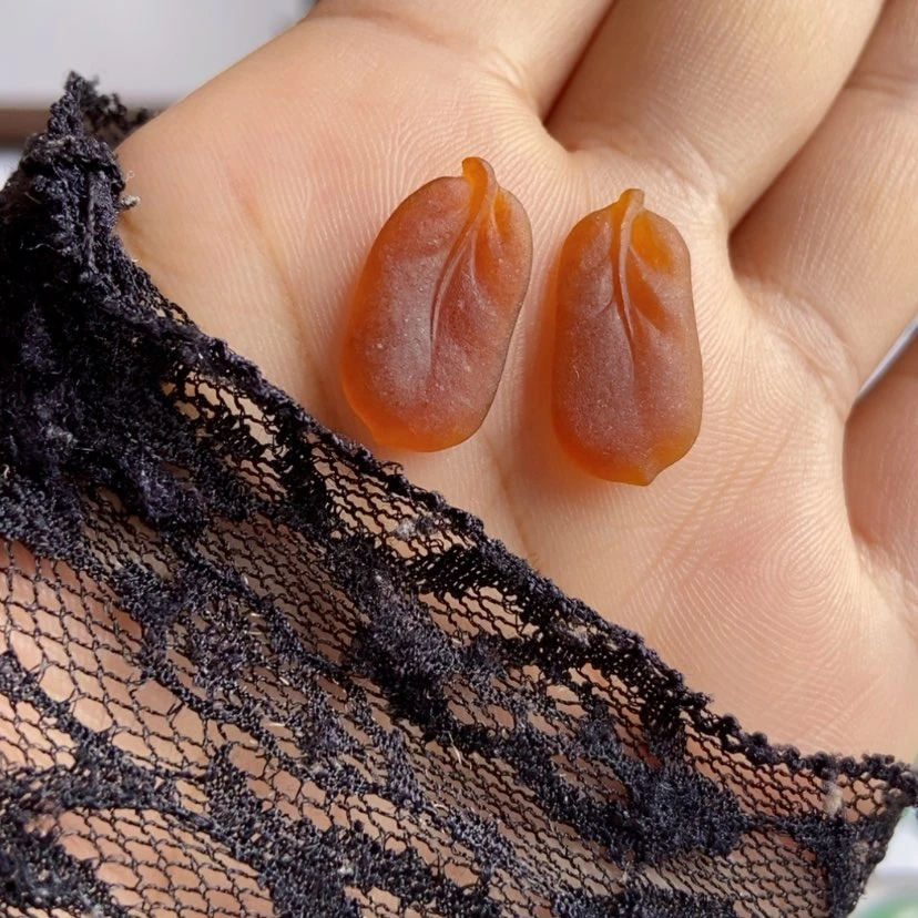 【闪购商品】未镶嵌定制翡翠红翡树叶