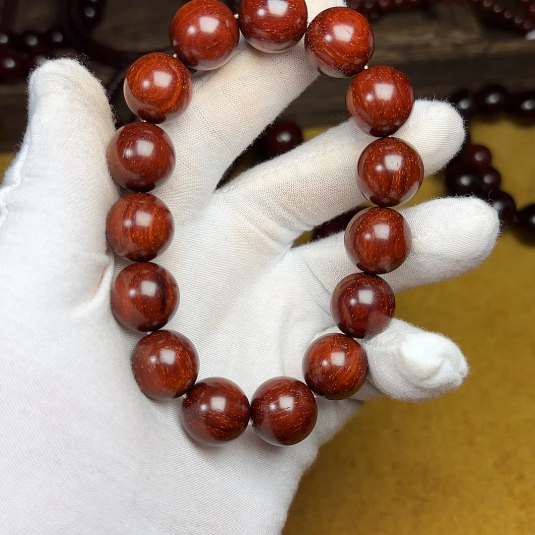 手串/手链檀香紫檀（小叶紫檀）1.5 麟底 金星