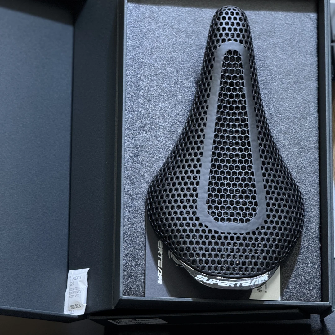 SuperTeam 云鲸 3D打印碳纤维自行车坐垫（3D打印面+碳底+碳弓）