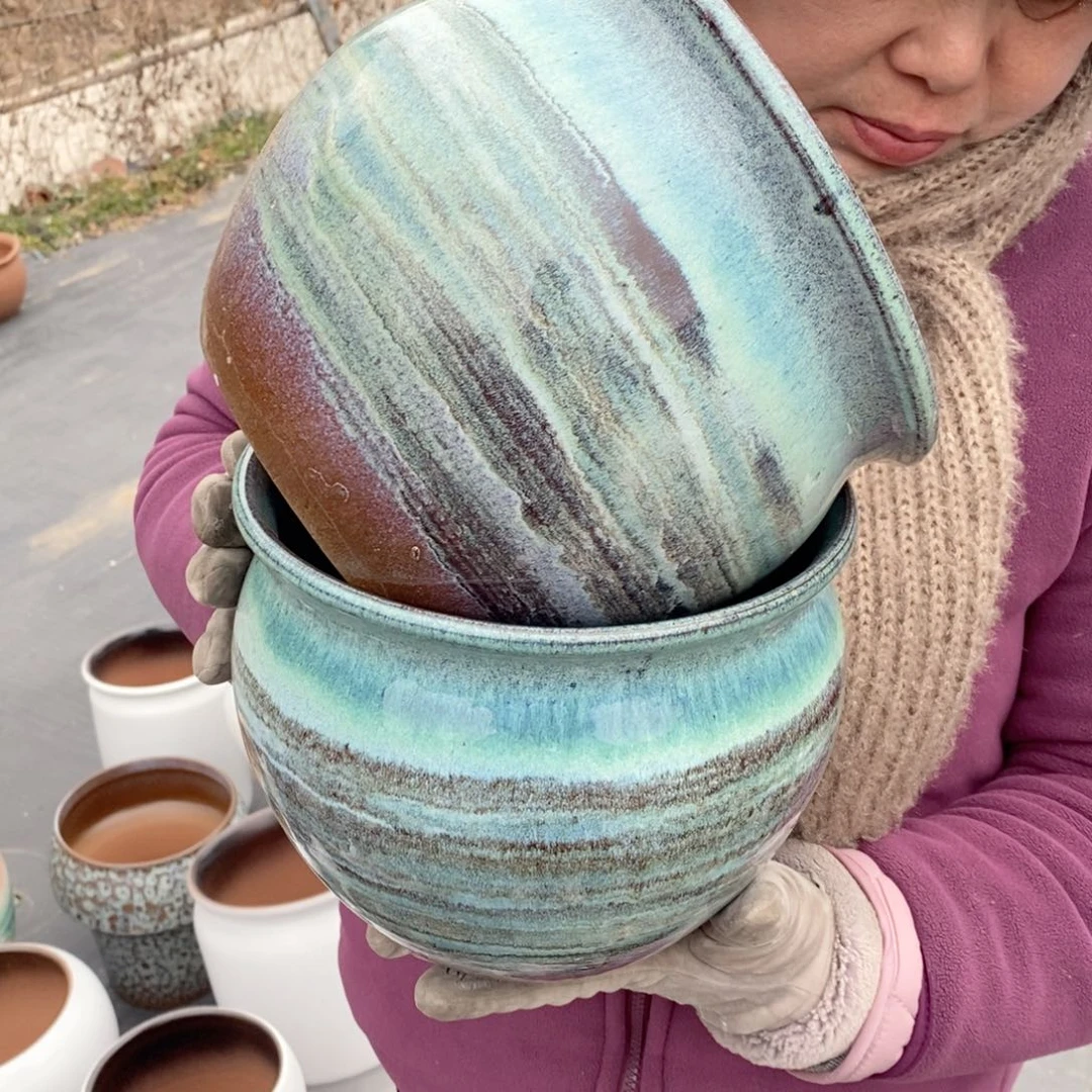 红陶口20高17～～～