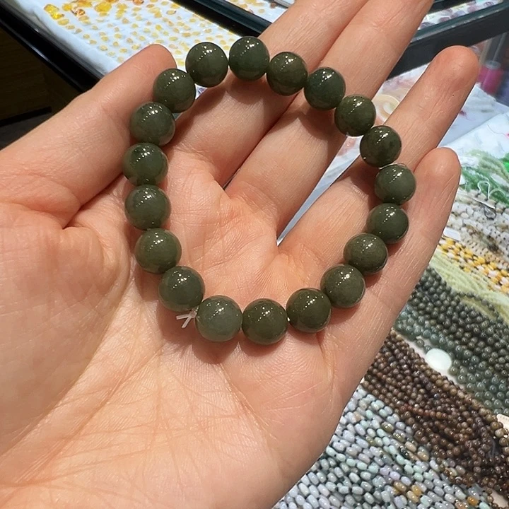 翡翠未镶嵌颈饰翡翠手链