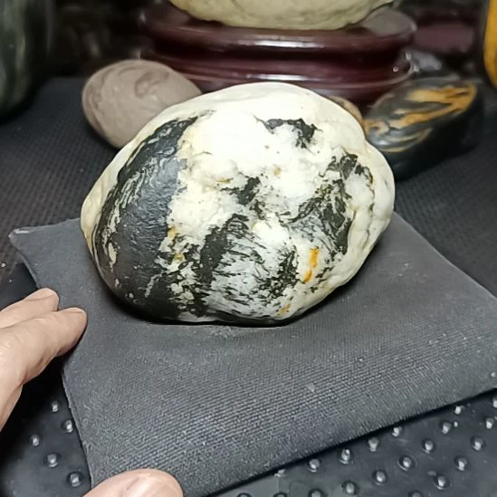 新疆金丝玉原石国画