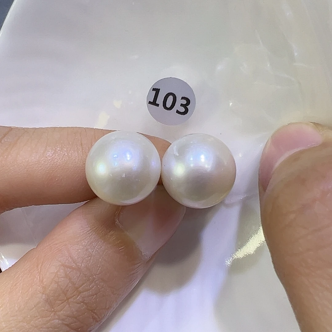 耳饰淡水珍珠银S925镶嵌