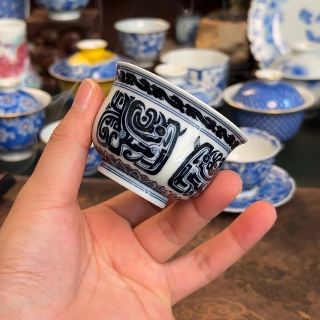 纯手工手绘陶瓷茶具