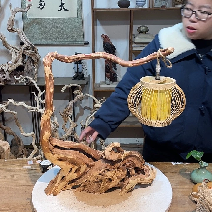 木杜鹃根根艺摆件1