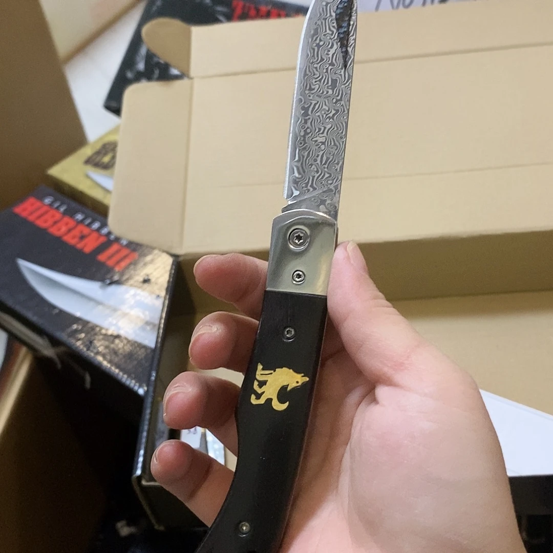 M390钢材瑕疵处理大马折叠5号