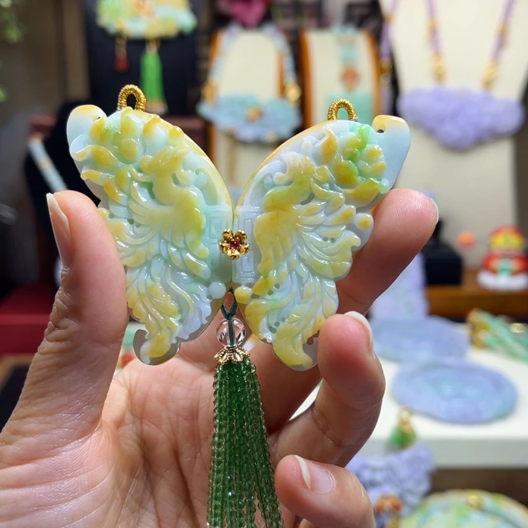 翡翠未镶嵌颈饰天然翡翠