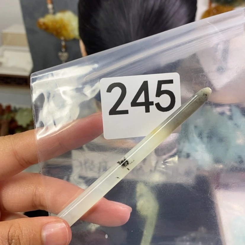 【闪购商品】岫玉发饰未镶嵌要*管