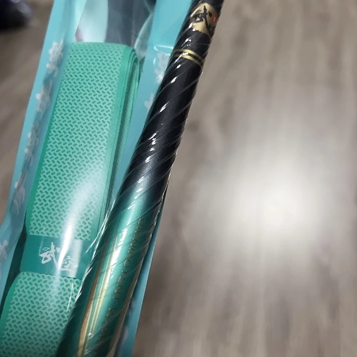 ****福2.7m碳素黑坑二代4.5号2.7米一支加蒂芙尼蓝把带一条2