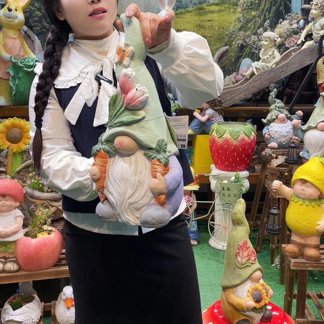 摆件微瑕花园摆件红红火火
