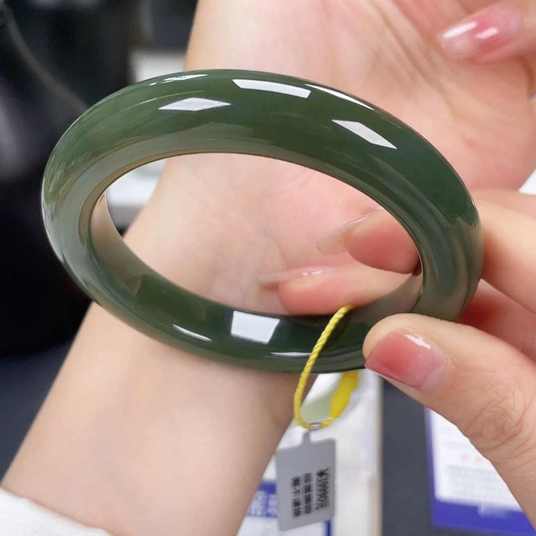 和田玉手镯58未镶嵌