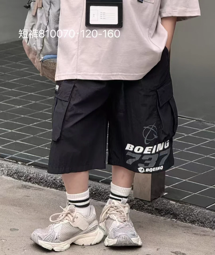 中腰宅萌系夏季休闲中裤五分裤美式薄款泰式短裤810070