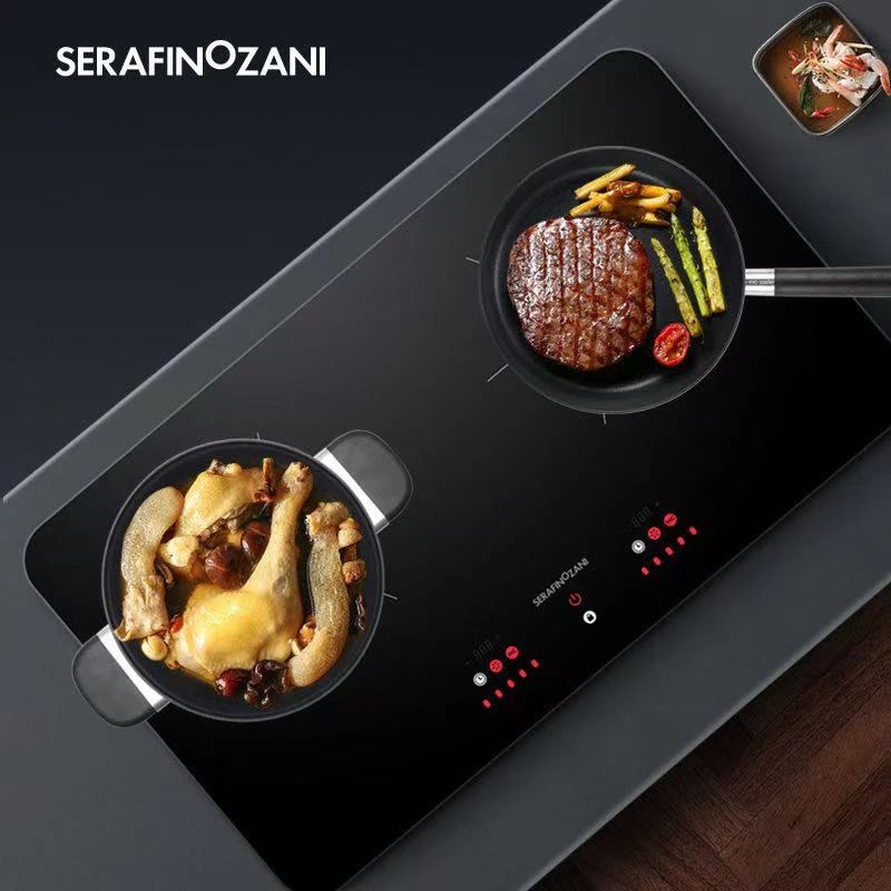 TS1610 SERAFINOZANI家用台嵌两用燃气炉天然气节燃气灶猛火炉
