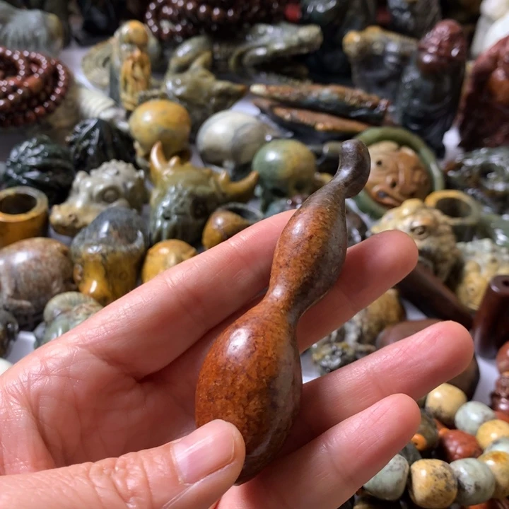 手链未镶嵌岫岩河磨玉（透闪石质玉）