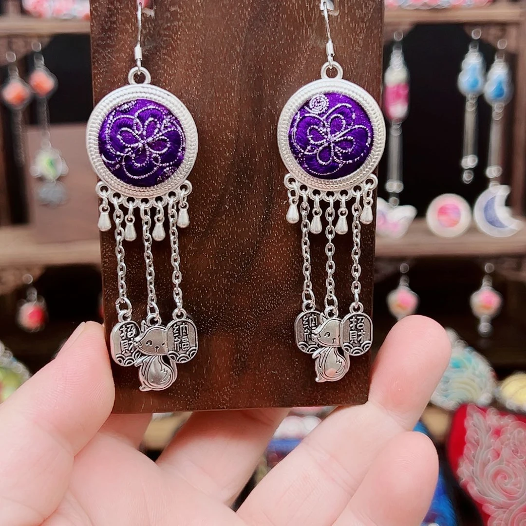 黄铜925银布艺手工