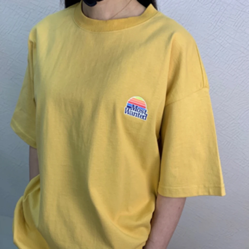 短袖t恤时尚百搭夏季简约宽松潮流印花圆领白色休闲情侣半袖学生