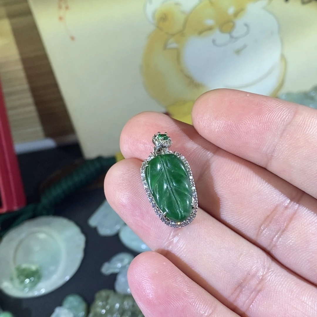 颈饰未镶嵌翡翠翡翠吊坠