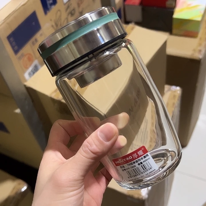 厚耀品牌单层460ml鹅蛋杯绿