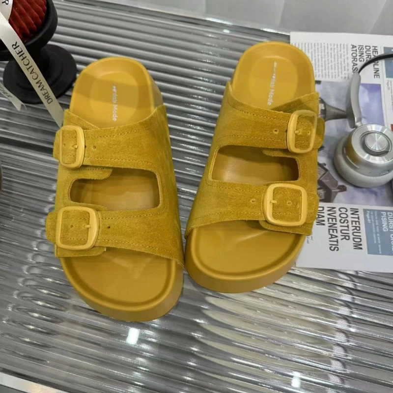 2025XIXI时尚女士百搭冰淇淋拖鞋勃肯凉鞋勃肯勃肯拖鞋1112