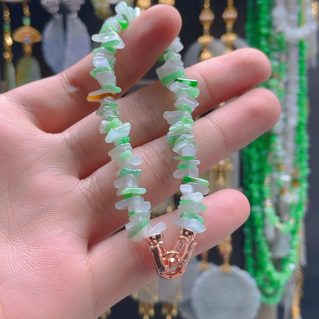 翡翠未镶嵌耳饰翡翠