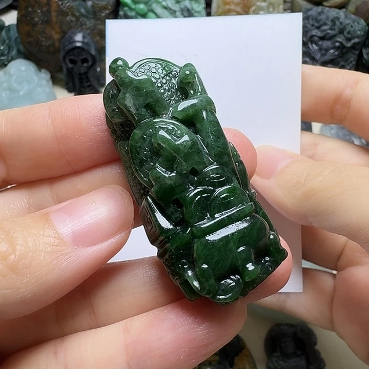 定制翡翠未镶嵌毛货