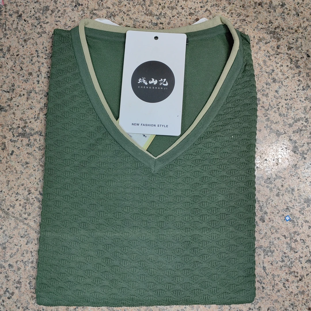 232020312X绿色男士短袖T恤高品质 22号箱