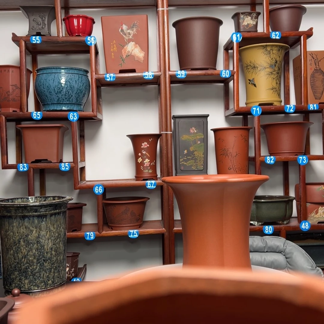 紫砂花盆东***人紫砂花盆